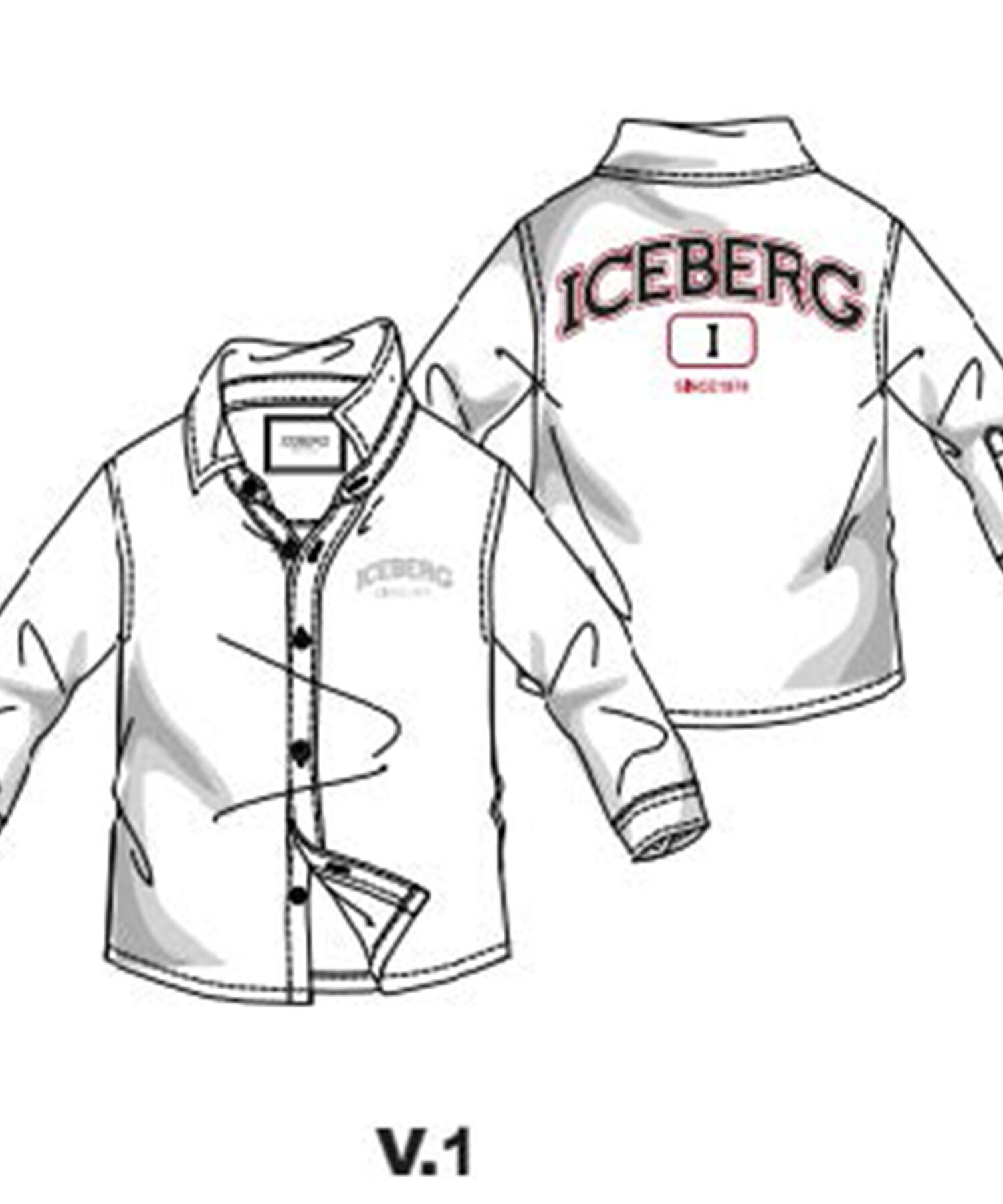 Camicie Bambina Iceberg bianco
