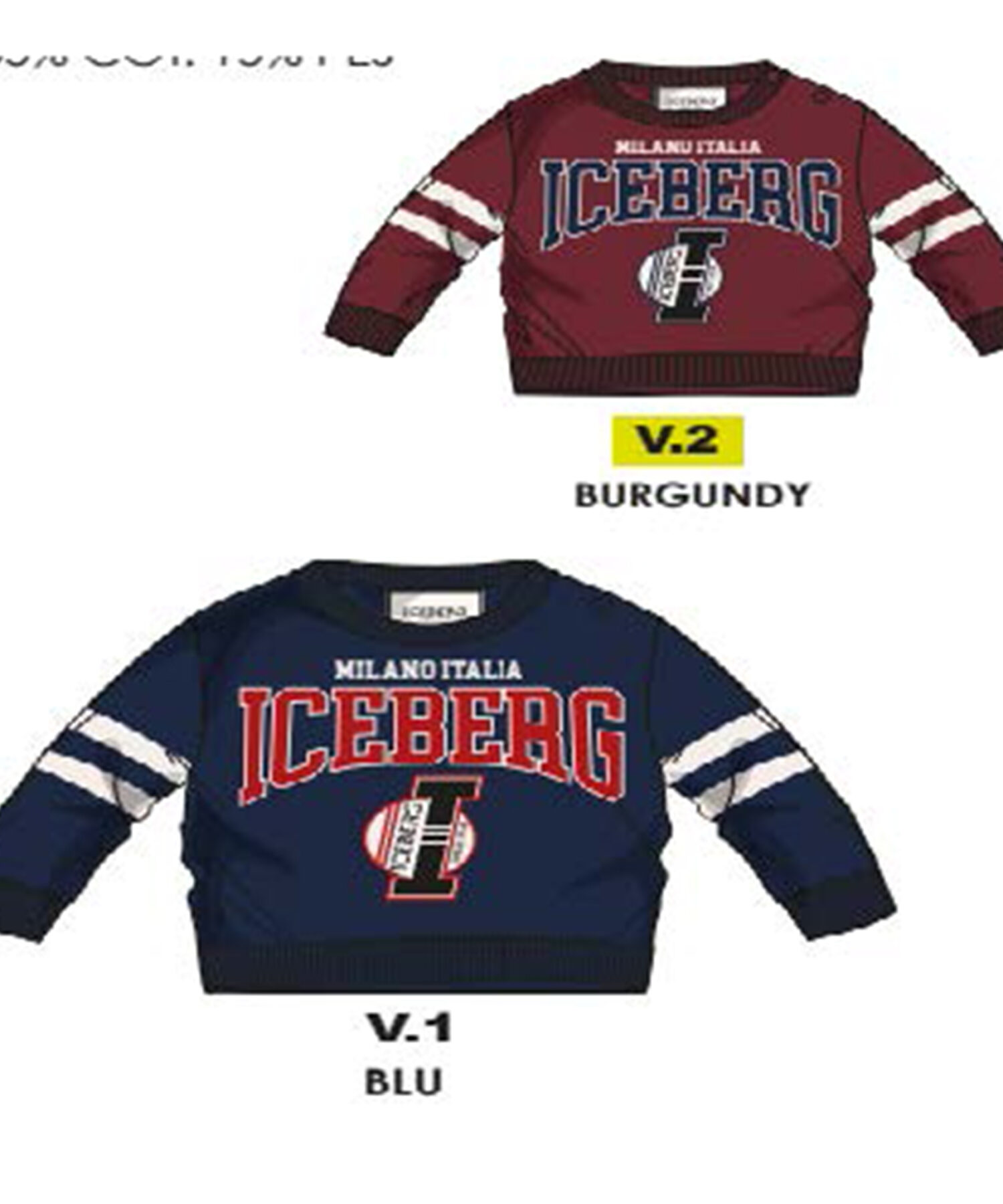 Felpe Bambina Iceberg blu