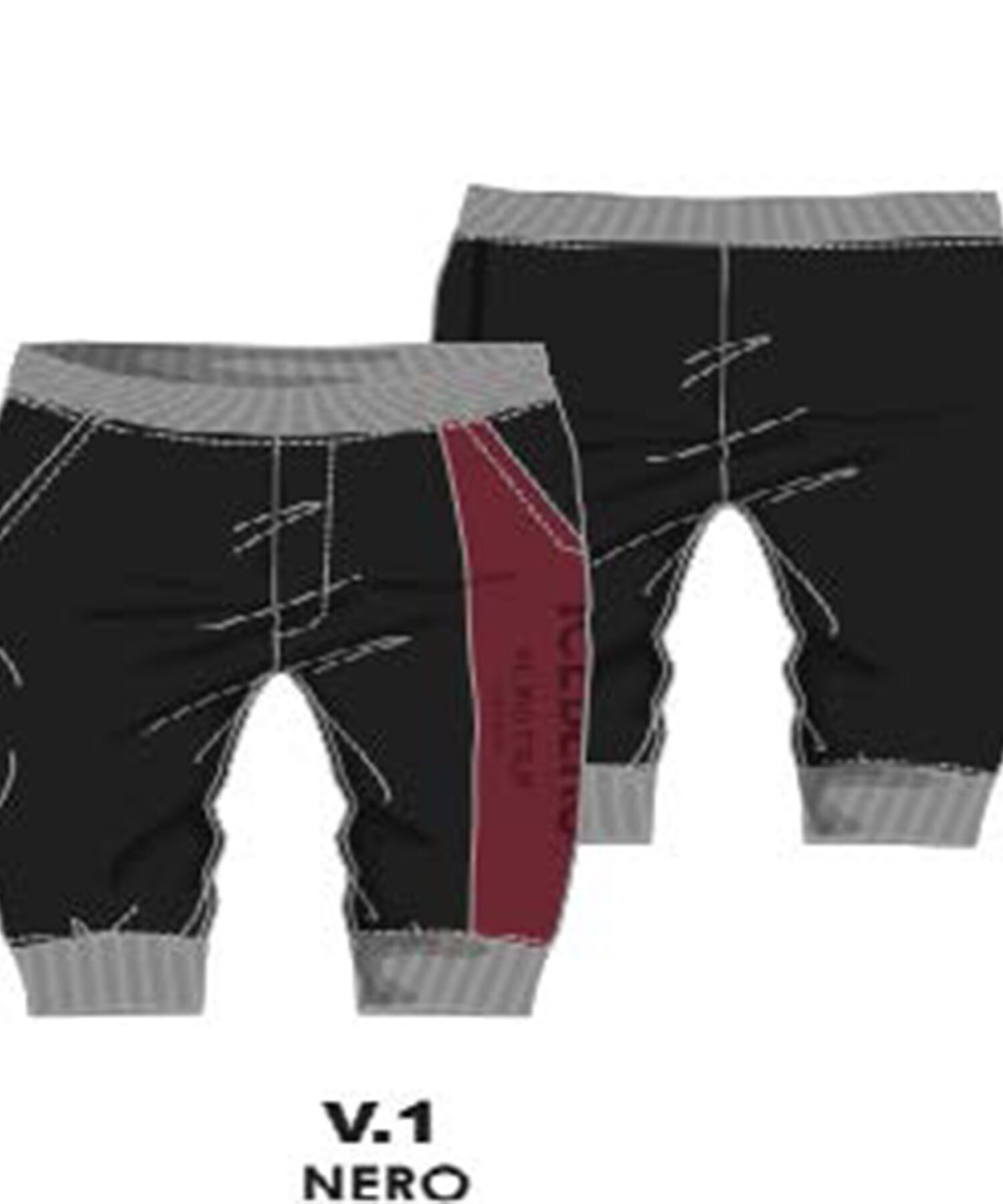 Pantaloni Bambina Iceberg nero