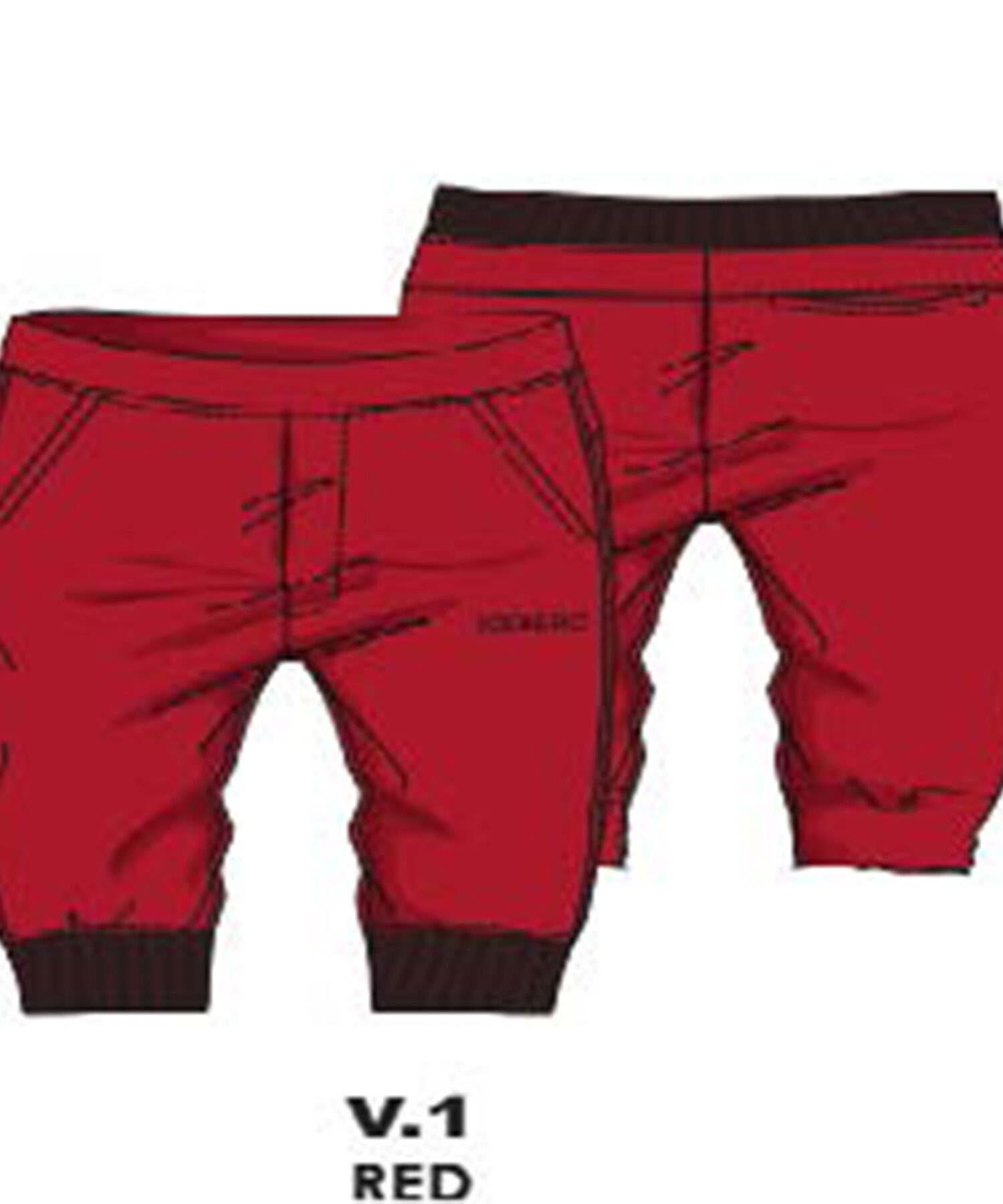 Pantaloni Bambina Iceberg red