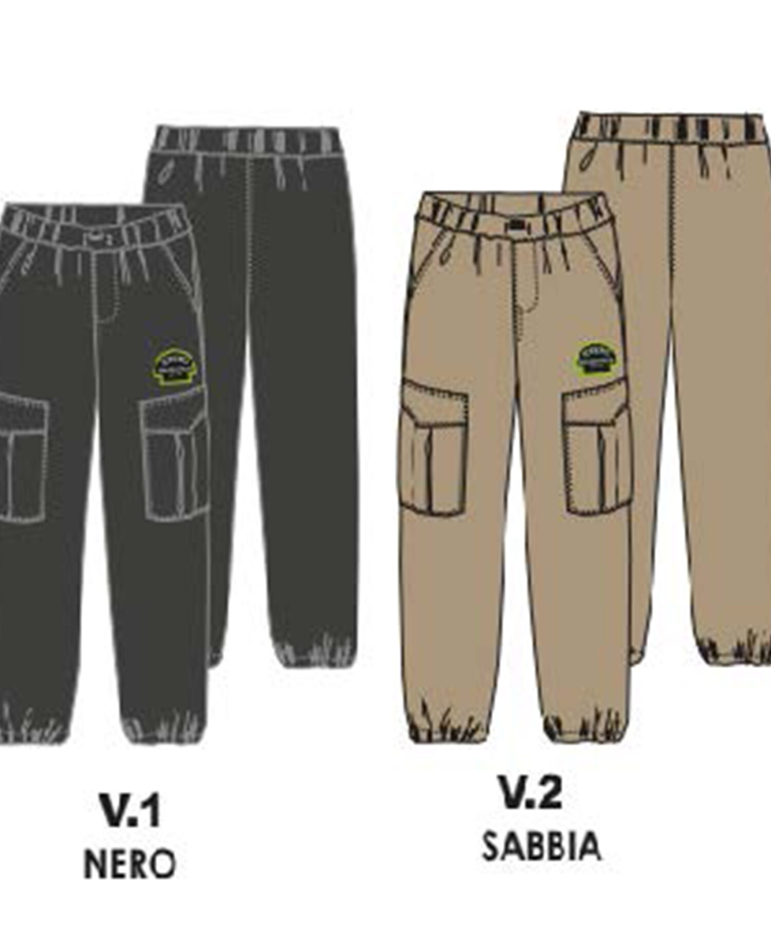 Pantaloni Bambina Iceberg sabbia