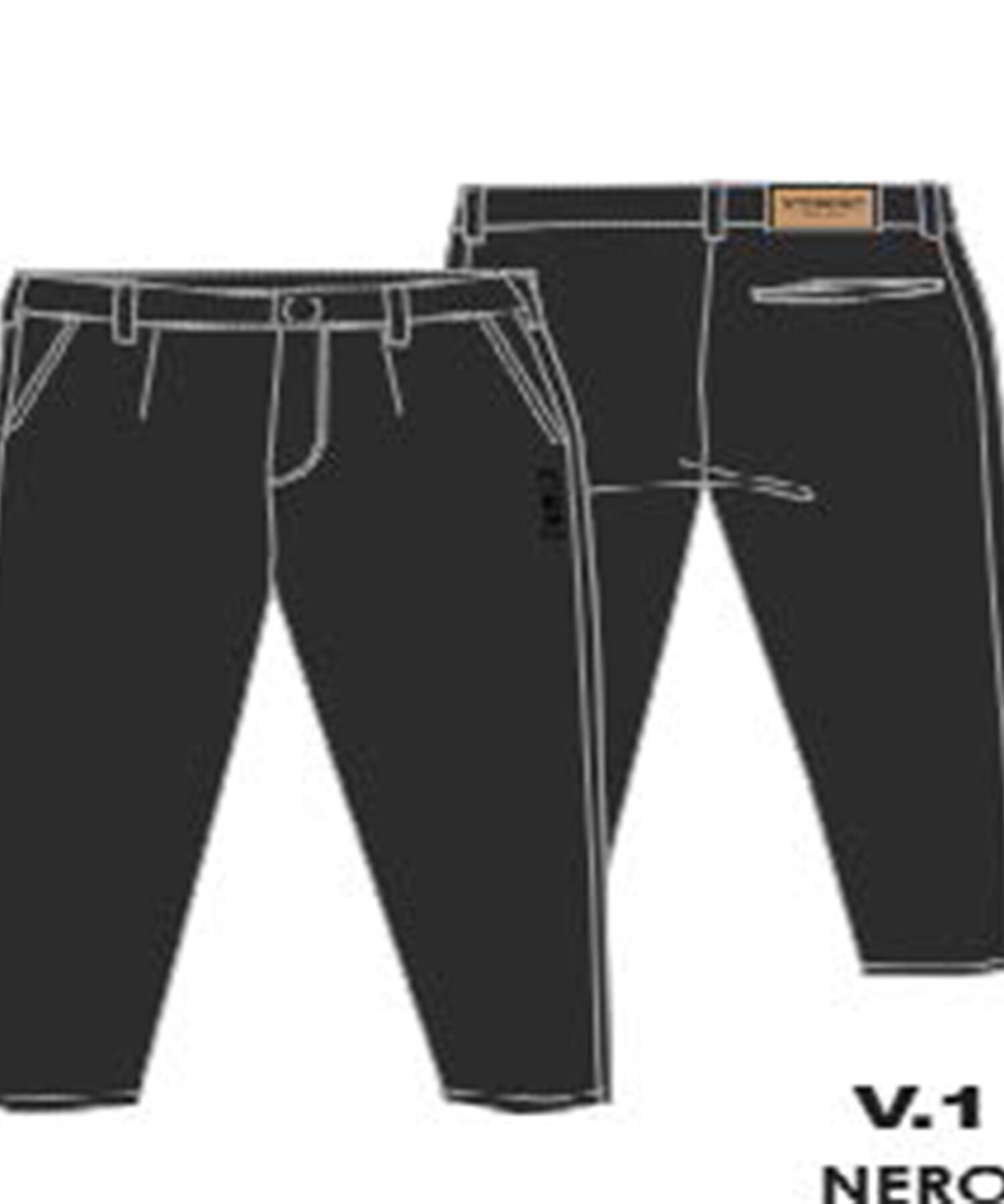 Pantaloni Bambina Iceberg nero