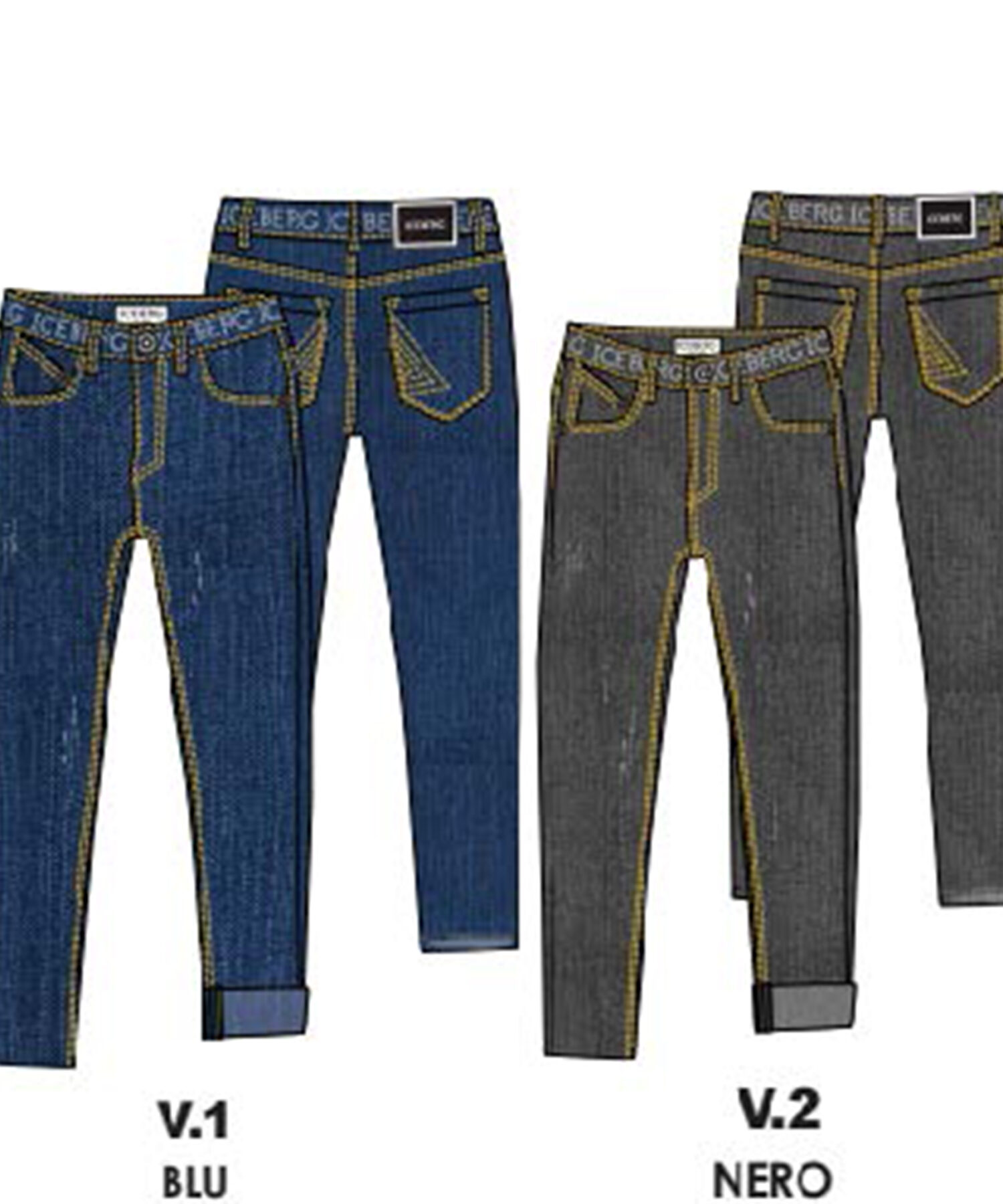 Pantaloni Bambina Iceberg nero