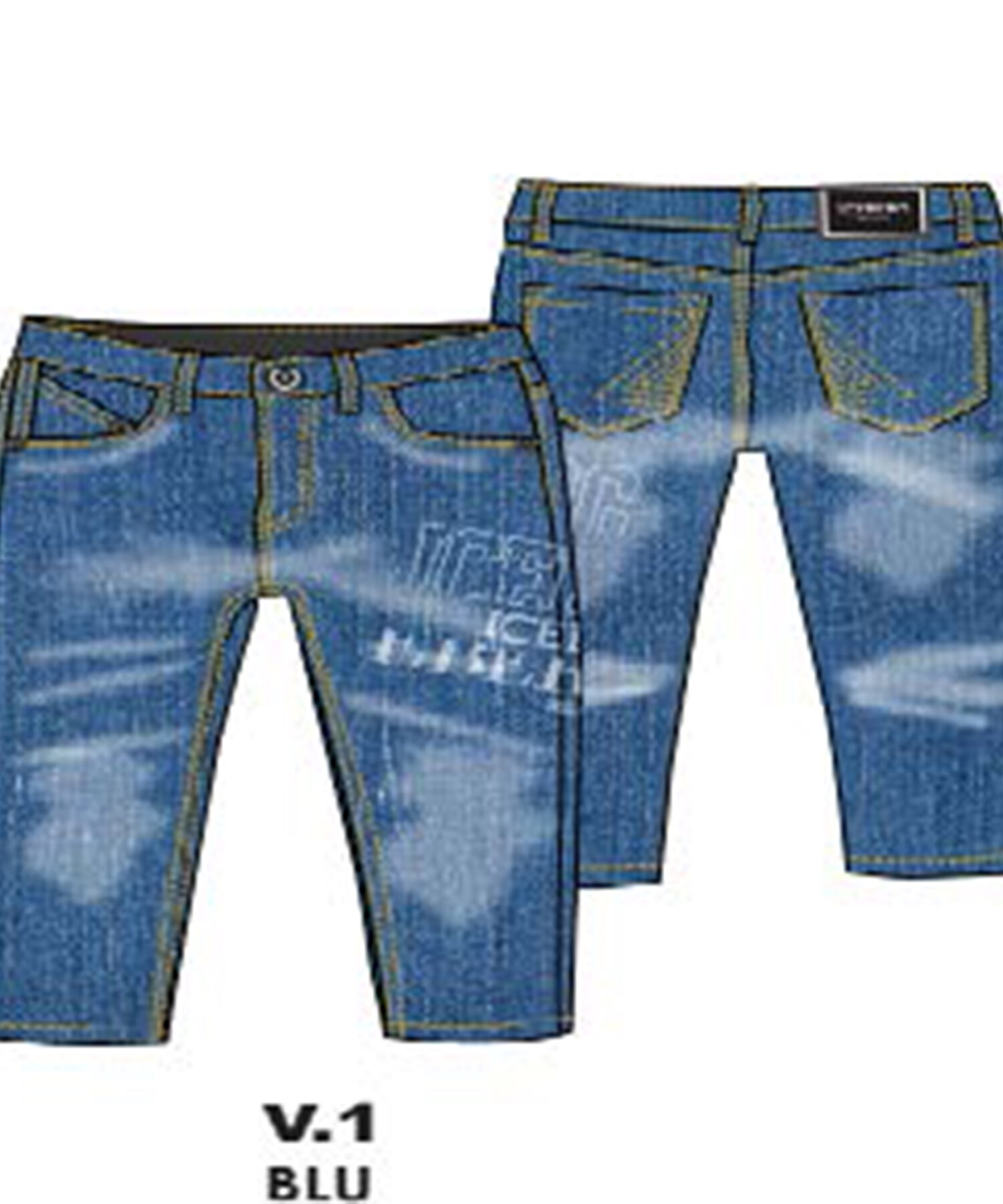 Pantaloni Bambina Iceberg blu