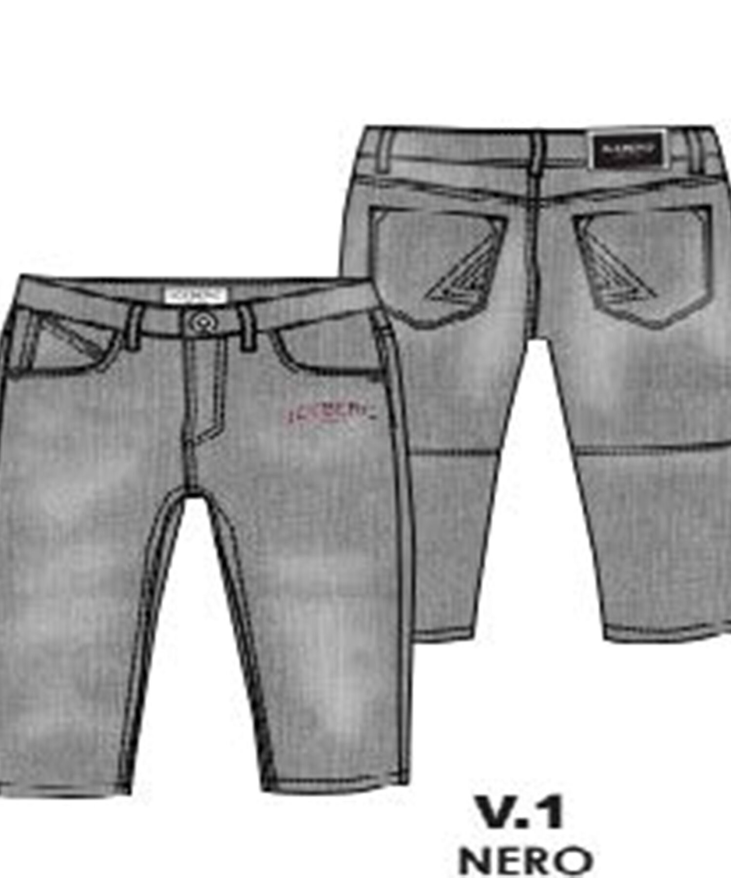 Pantaloni Bambina Iceberg nero