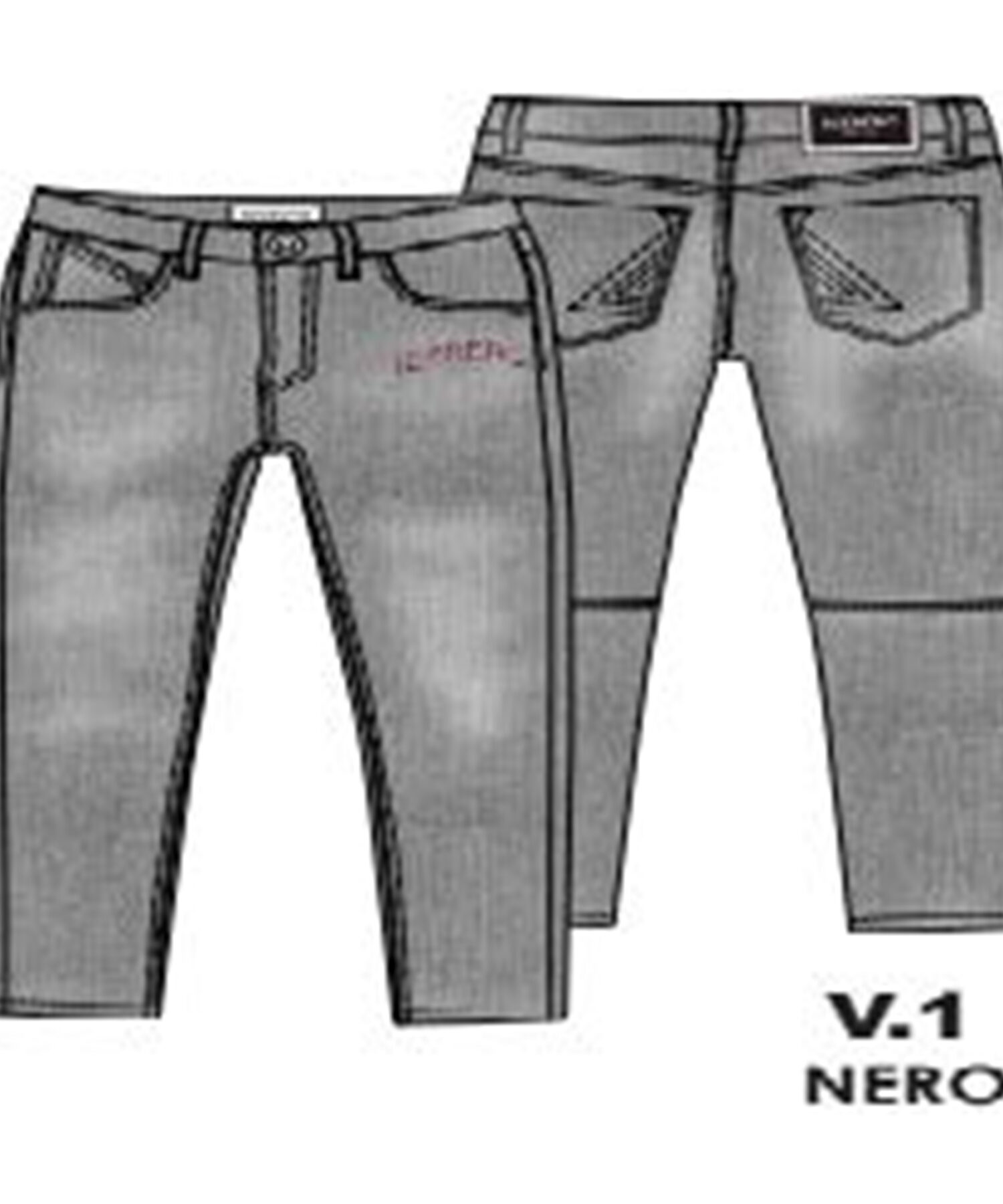 Pantaloni Bambina Iceberg nero