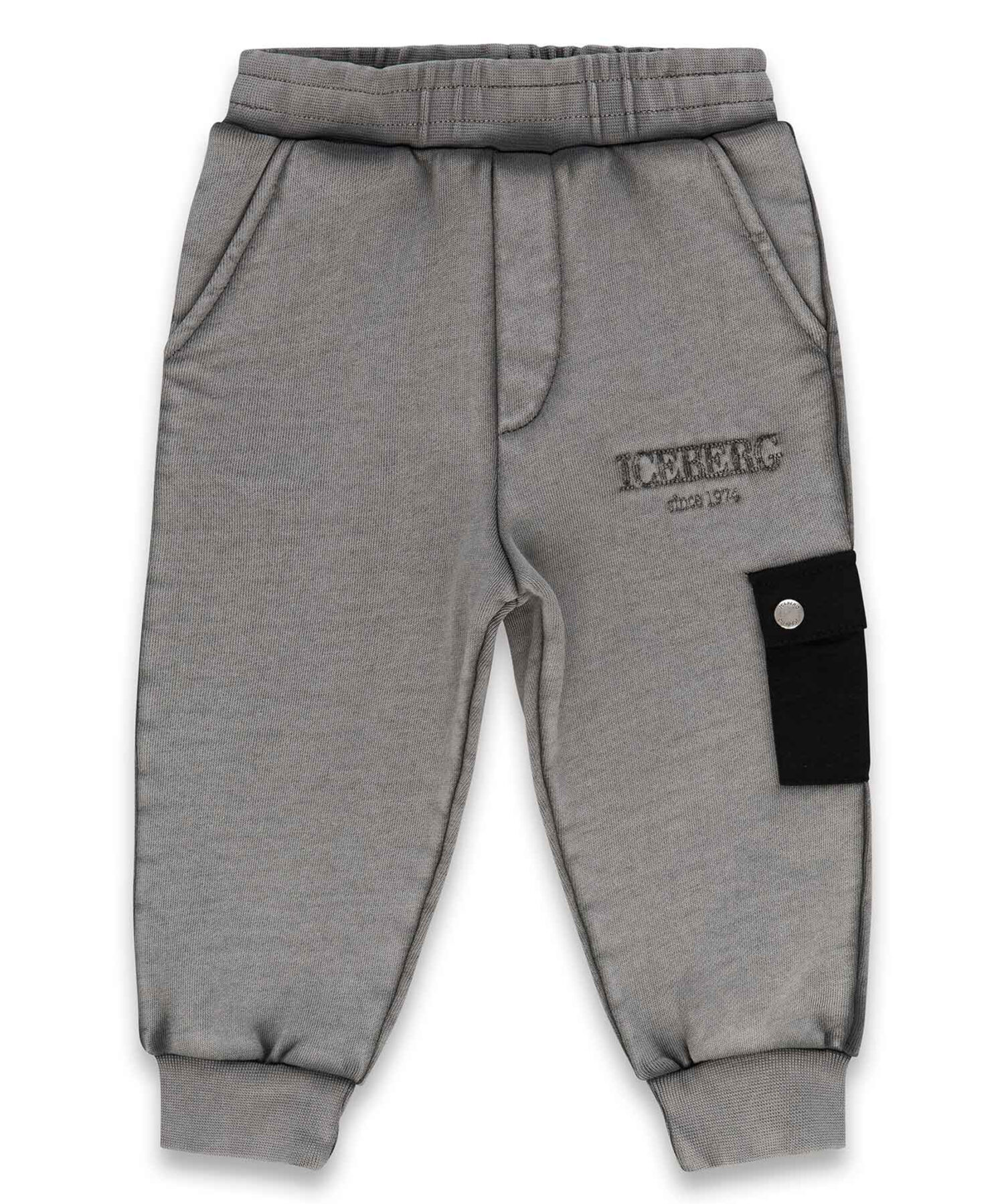 Pantaloni Bambino Iceberg piombo