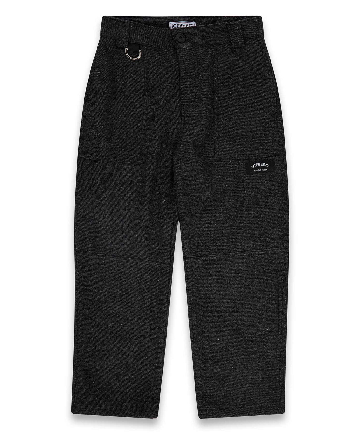 Pantaloni Bambino Iceberg dark melange