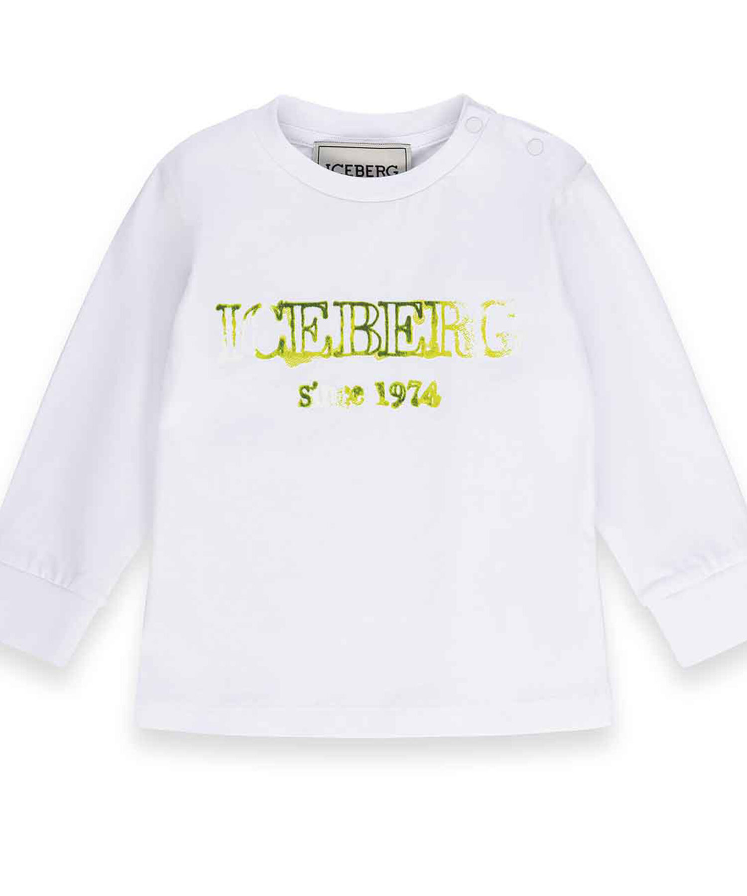 T-Shirt Bambino Iceberg bianco
