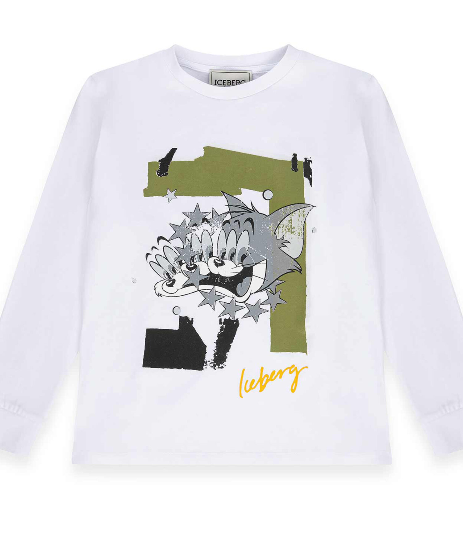 T-Shirt Bambino Iceberg bianco