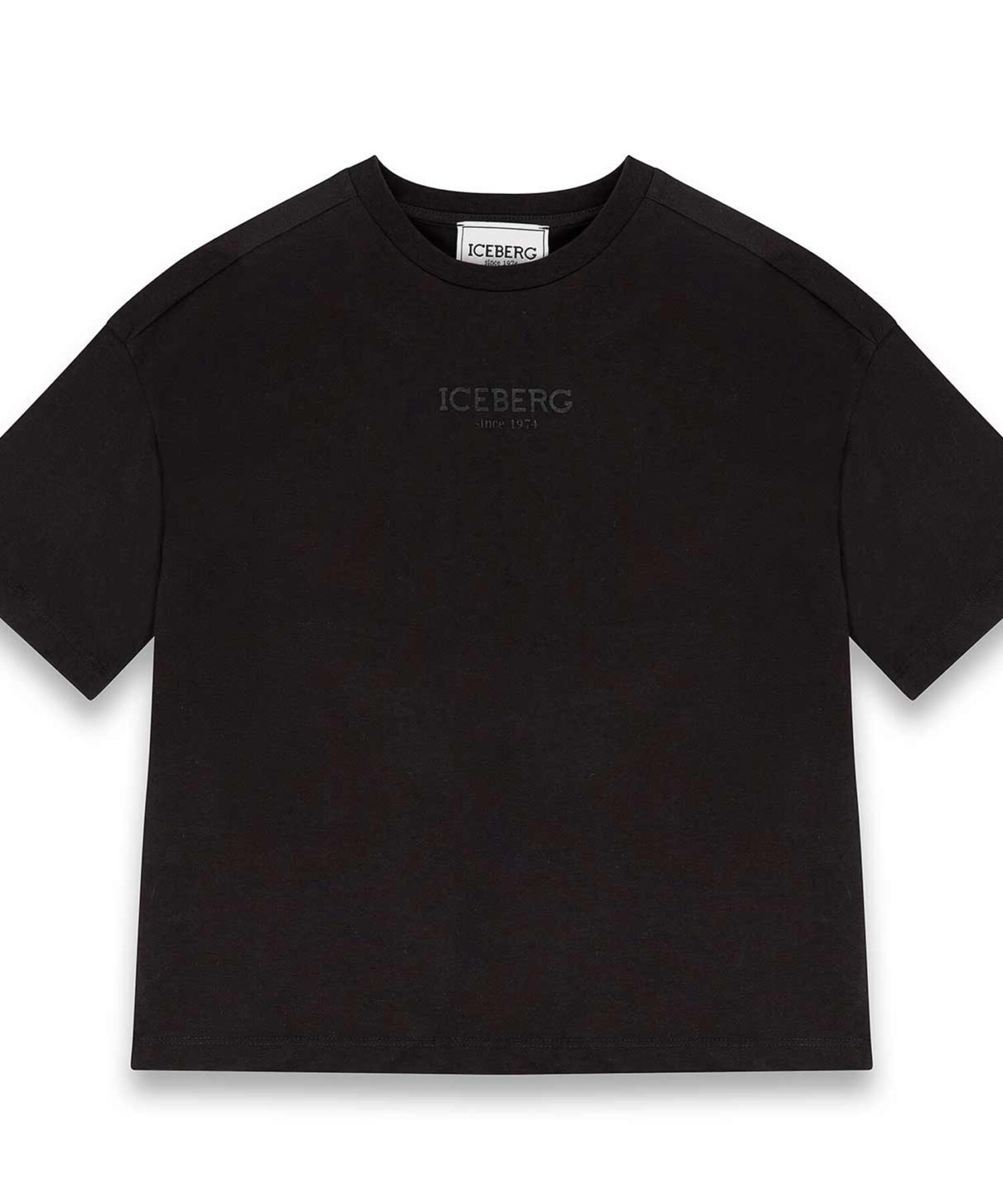 T-Shirt Bambino Iceberg nero