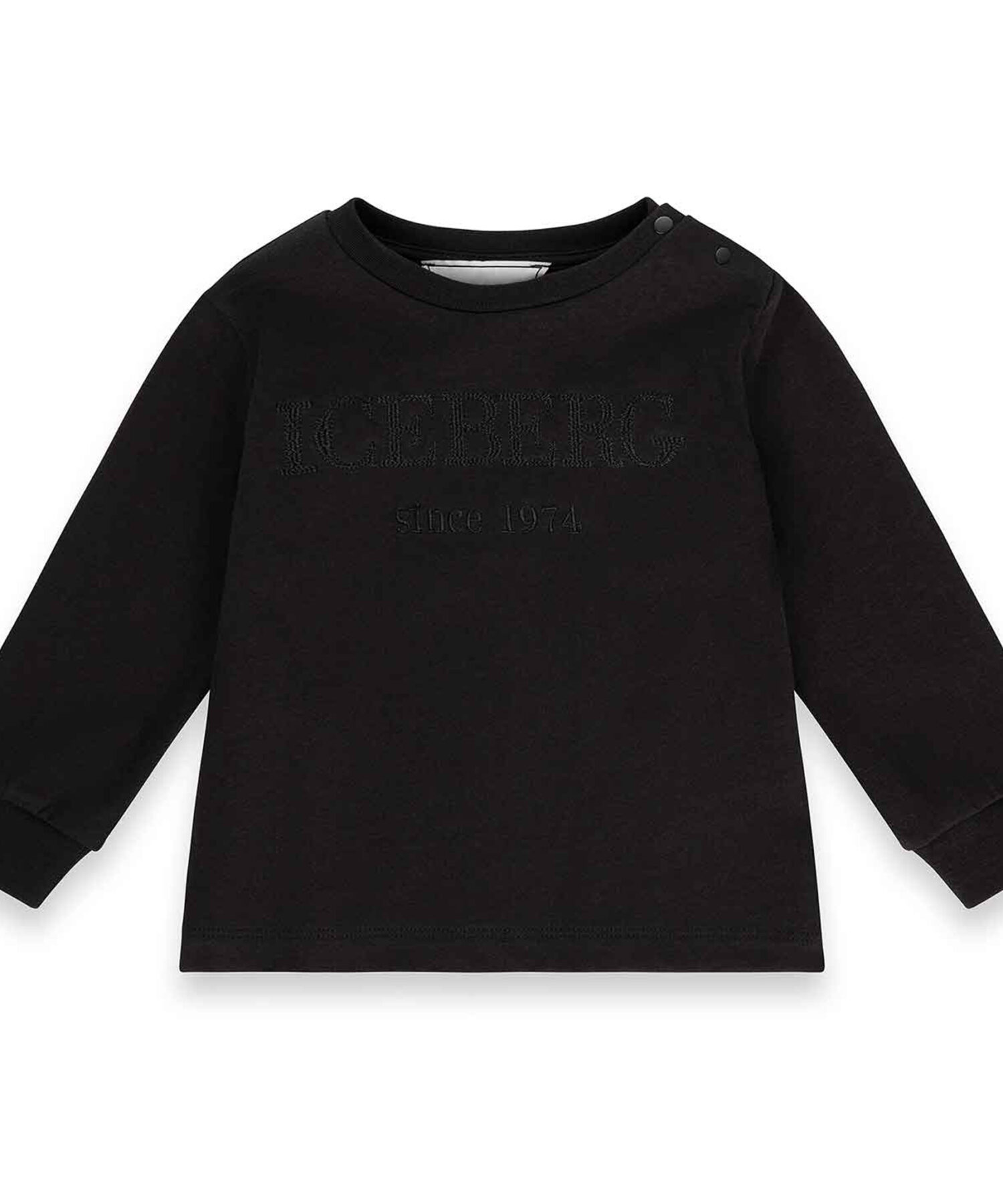 T-Shirt Bambino Iceberg nero