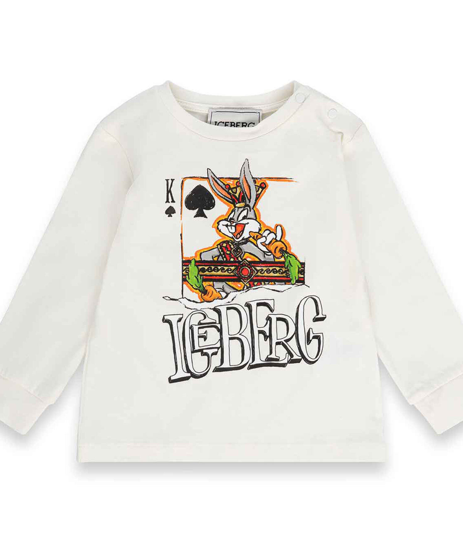 T-Shirt Bambino Iceberg biancopanna