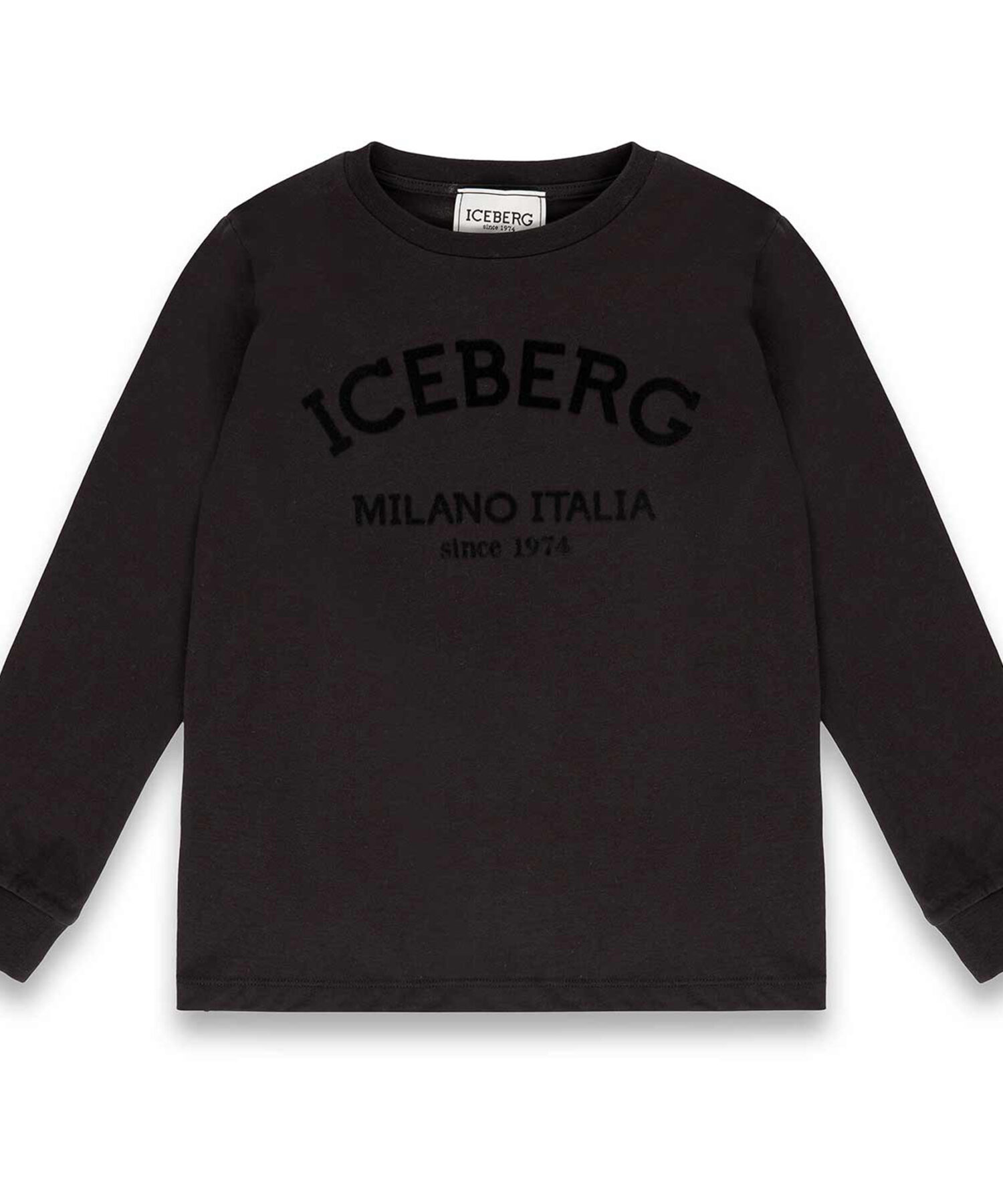 T-Shirt Bambino Iceberg nero