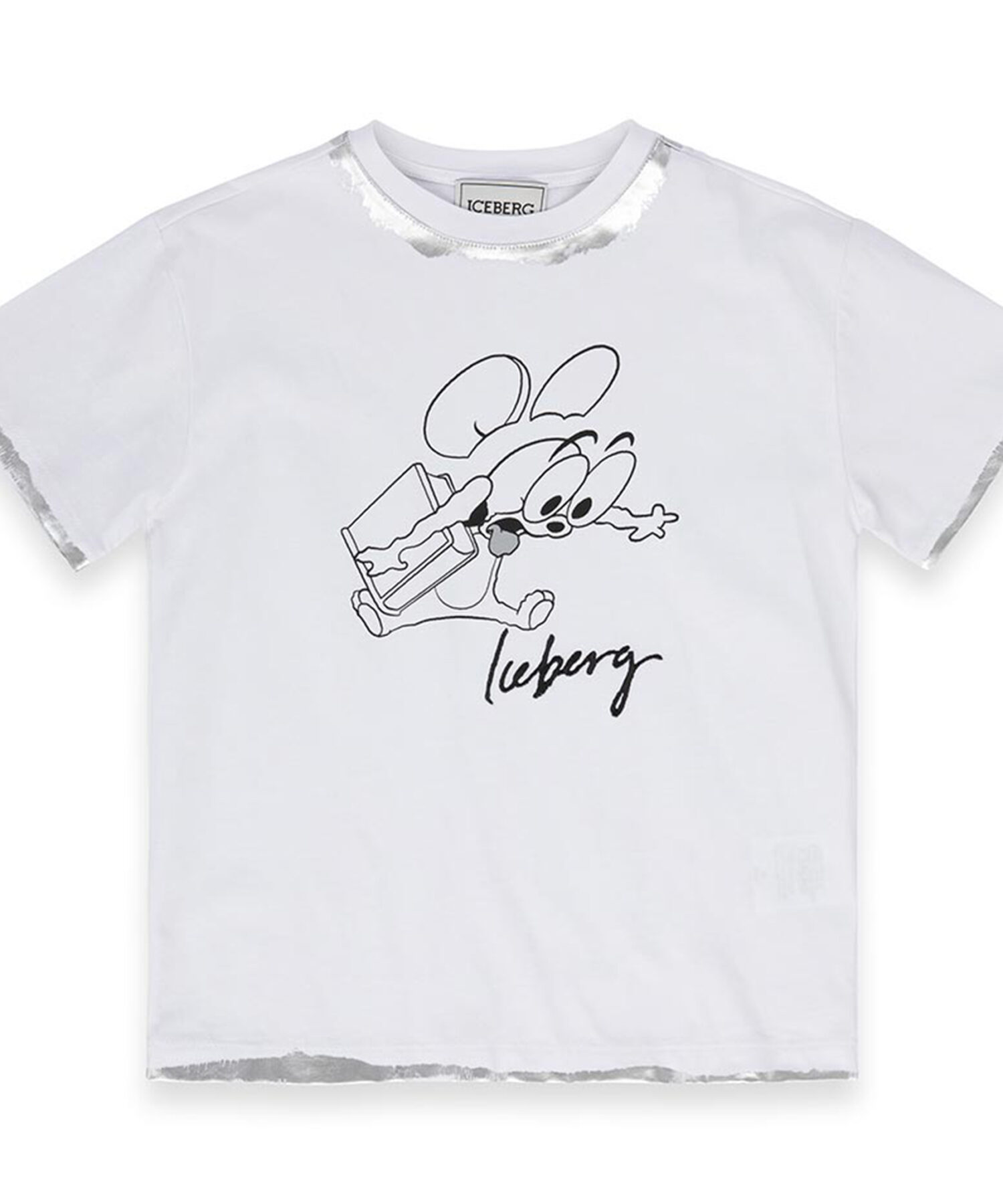 T-Shirt Bambina Iceberg white