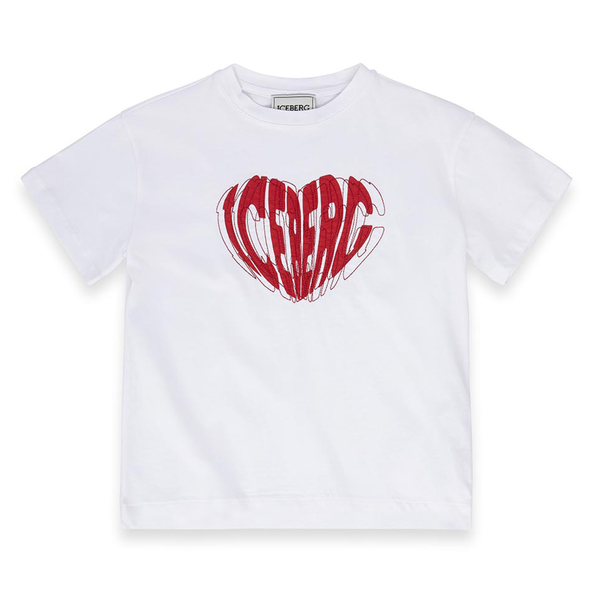 T-Shirt Bambina Iceberg white