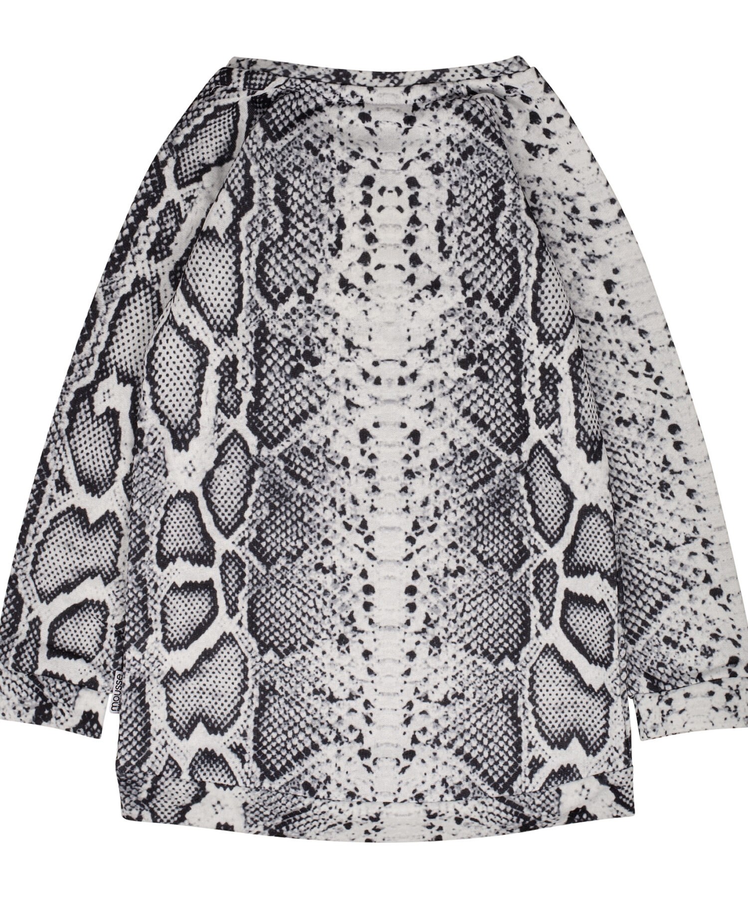 Alternative view of Felpe Bambina Mousse Dans La Bouche bianco nero