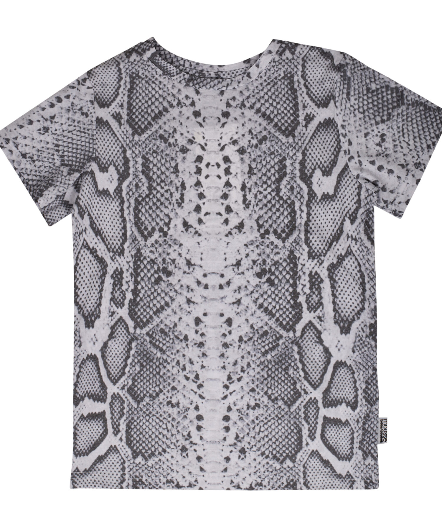 T-Shirt Bambina Mousse Dans La Bouche bianco nero