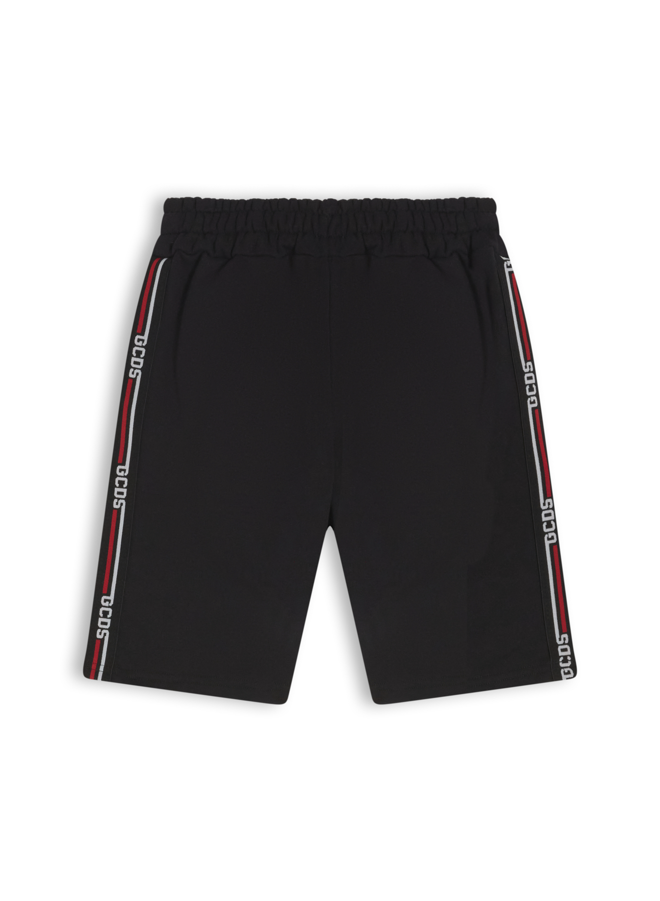 Alternative view of LOGO TAPE SWEATSHORTS Nero - GCDS