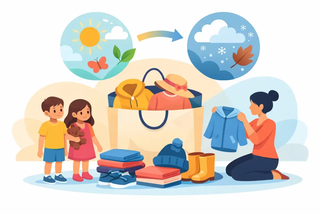Cosa comprare per cambio stagione bambini