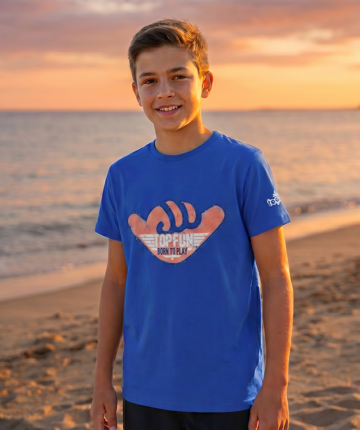 T-Shirt Blu - Top Fun