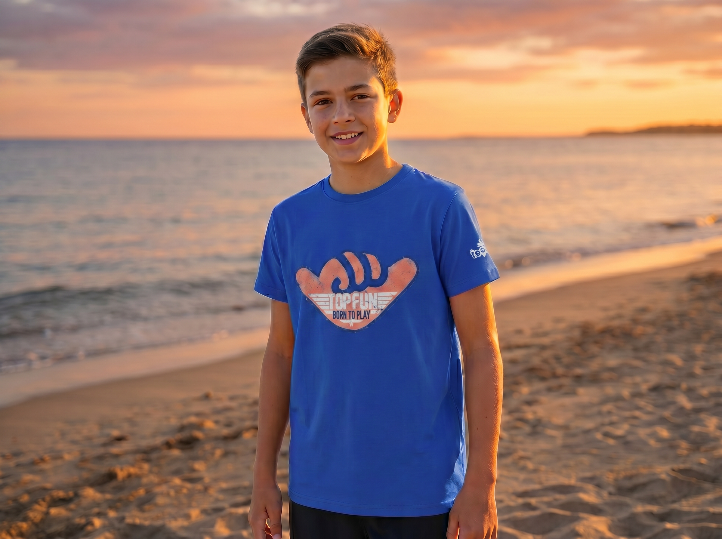 T-Shirt Blu - Top Fun