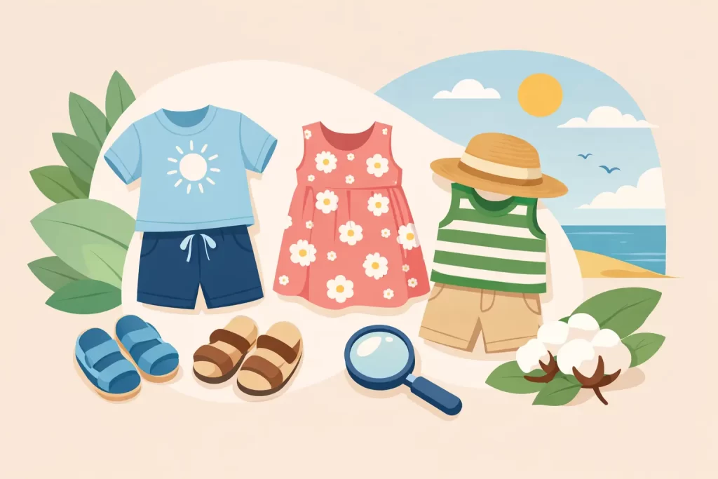 Completi bambini cotone estivo: come sceglierli