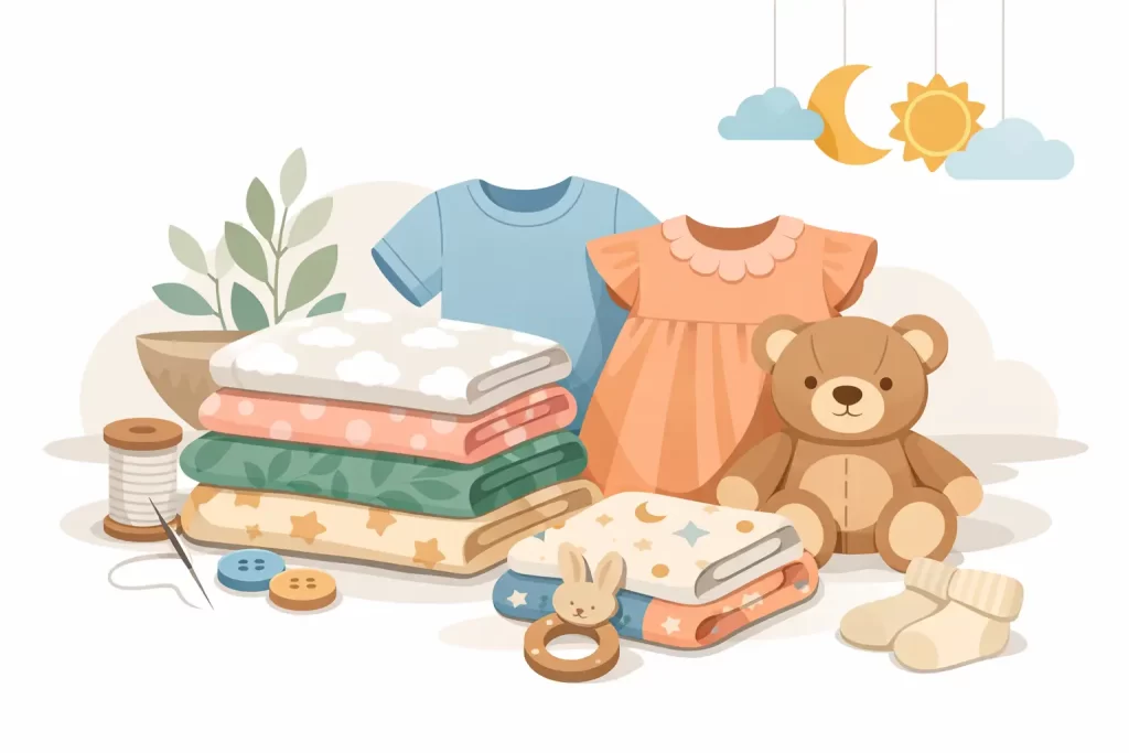 Guida ai tessuti per bambini: cosa scegliere
