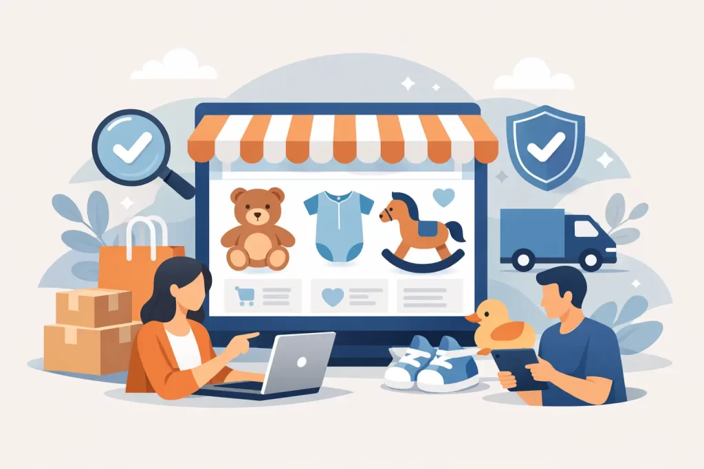 Negozio online bambini affidabile: come sceglierlo
