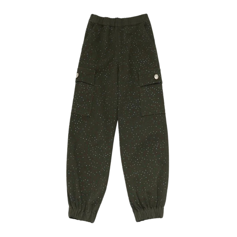 Pantaloni Bambina John Richmond forest n