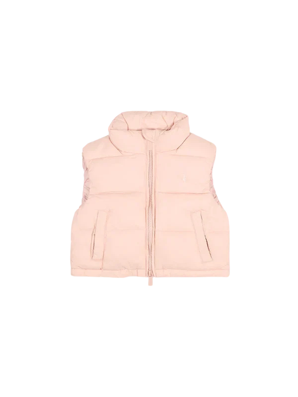 Piumini Bambina Trussardi rose smoke