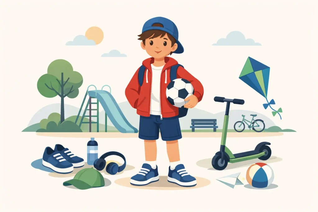 Outfit bambino comodo per il tempo libero