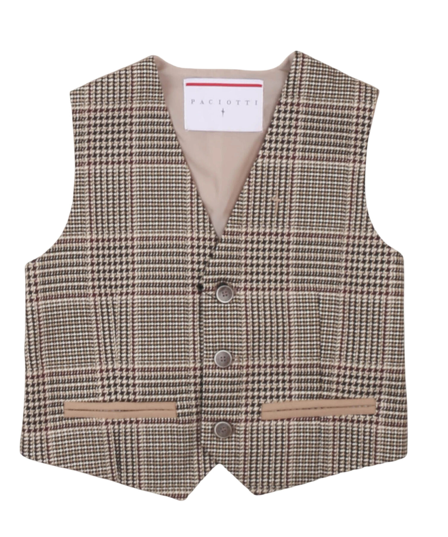 Gilet Bambino Paciotti beige scuro