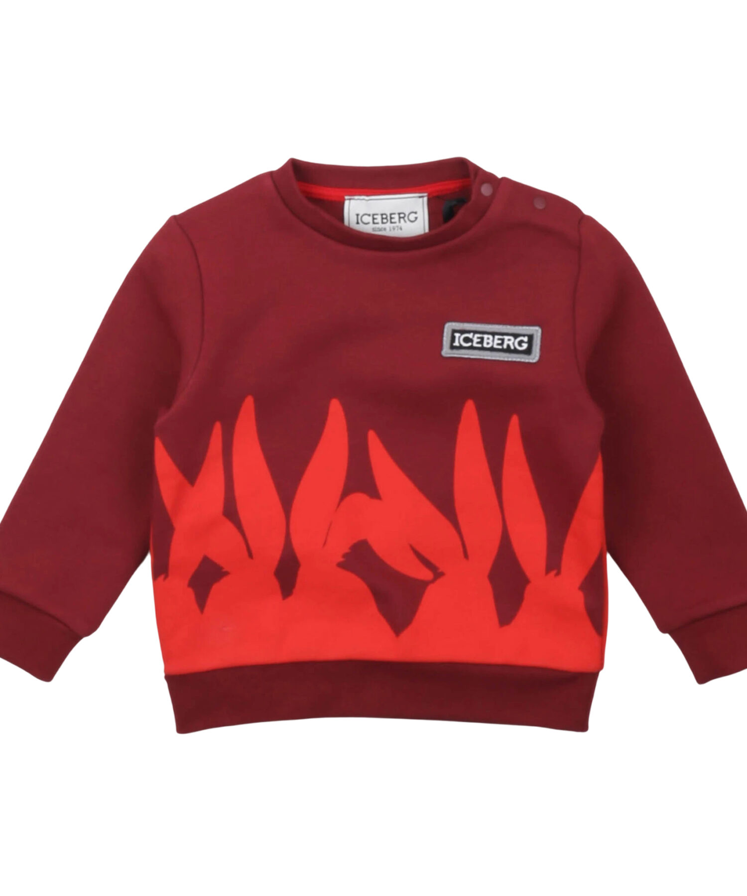 Felpe Bambino Iceberg burgundy