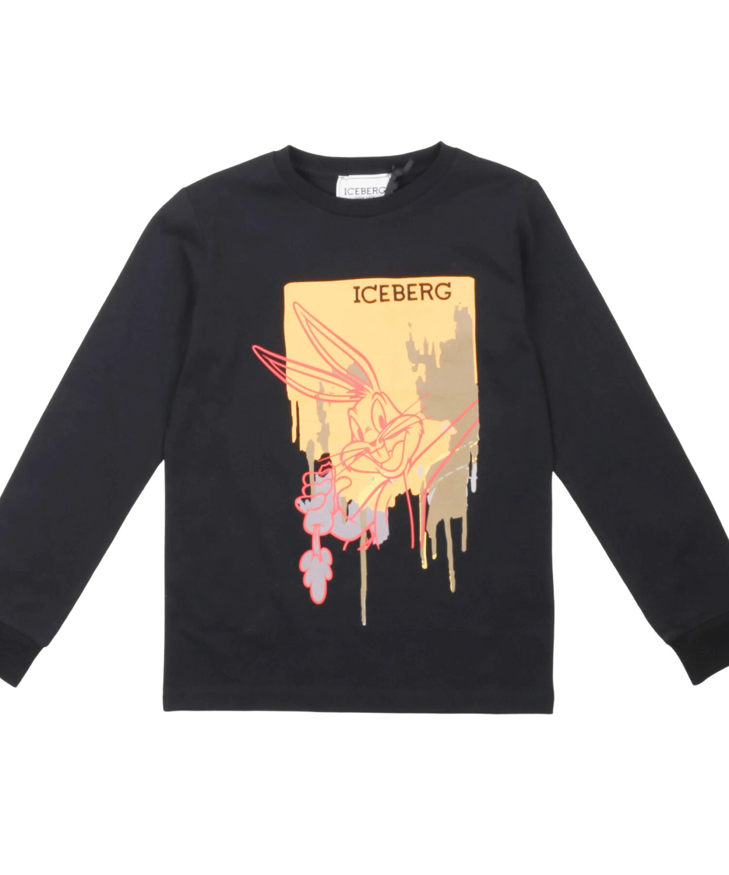 T-Shirt Bambino Iceberg nero