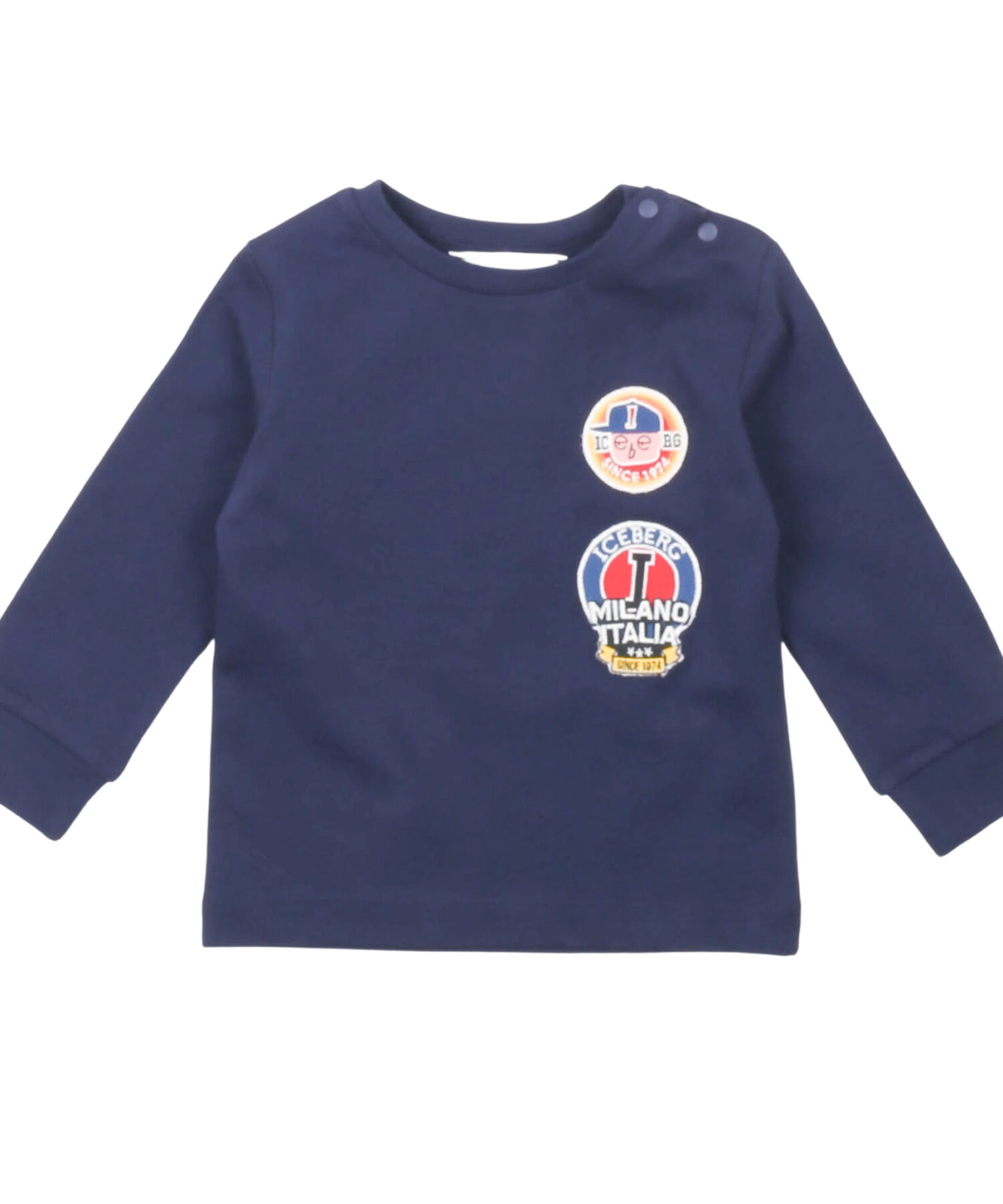 T-Shirt Bambino Iceberg blu