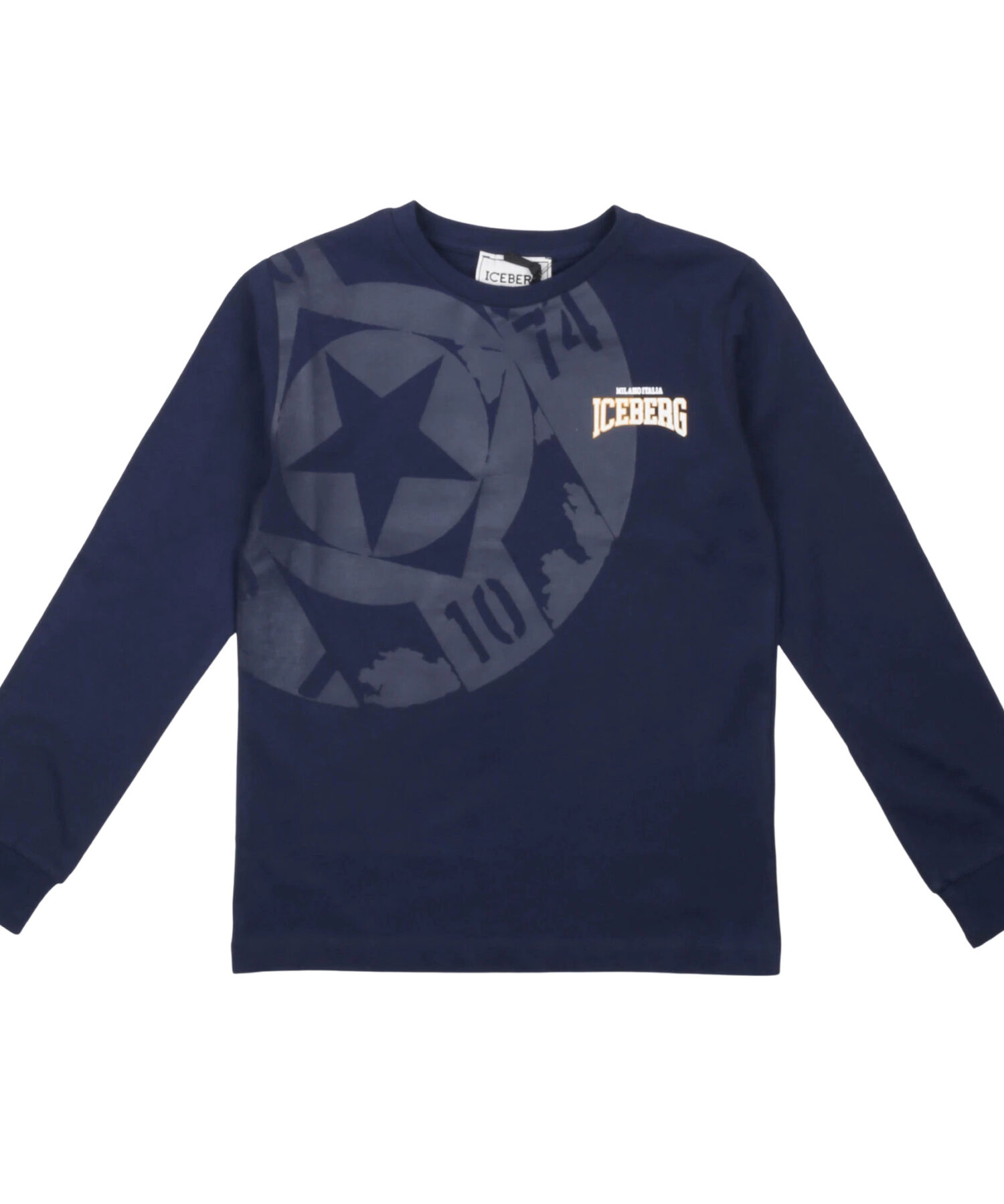 T-Shirt Bambino Iceberg blu