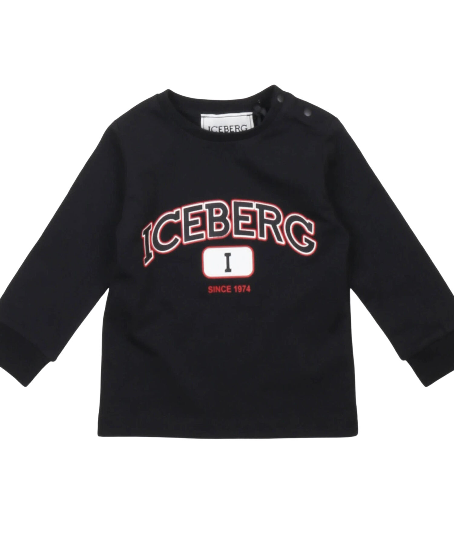 T-Shirt Bambino Iceberg nero