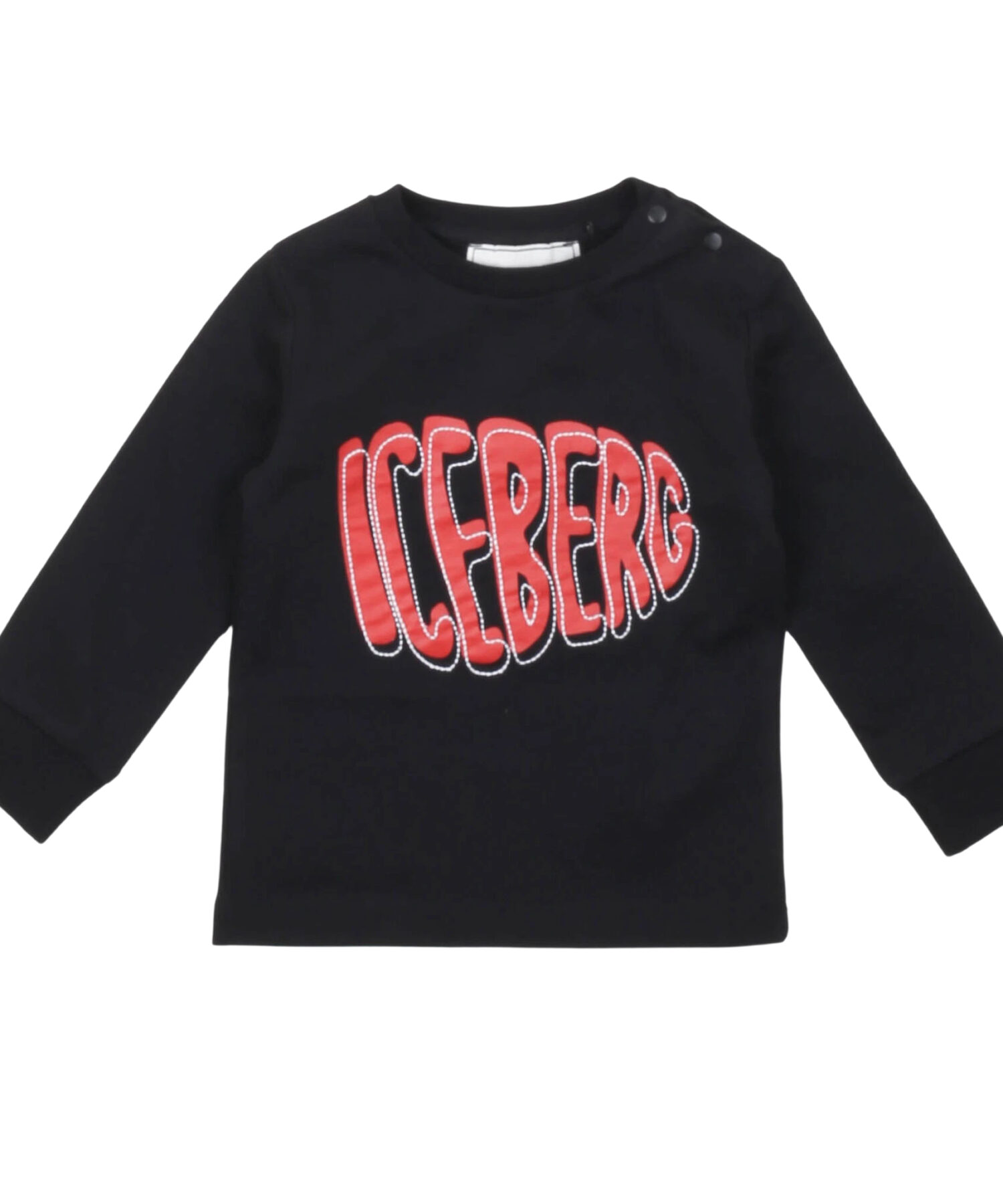 T-Shirt Bambino Iceberg nero