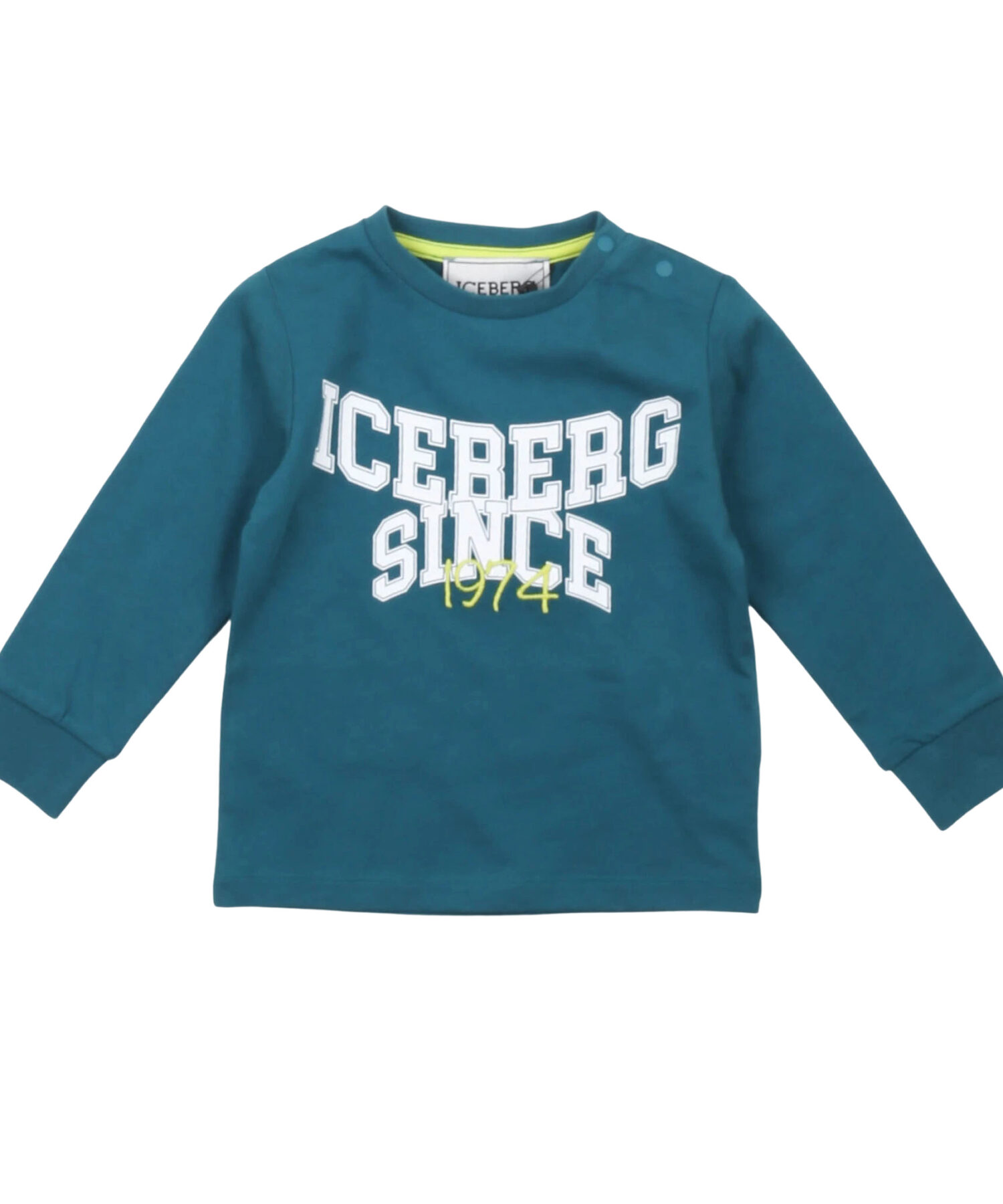 T-Shirt Bambino Iceberg petrol