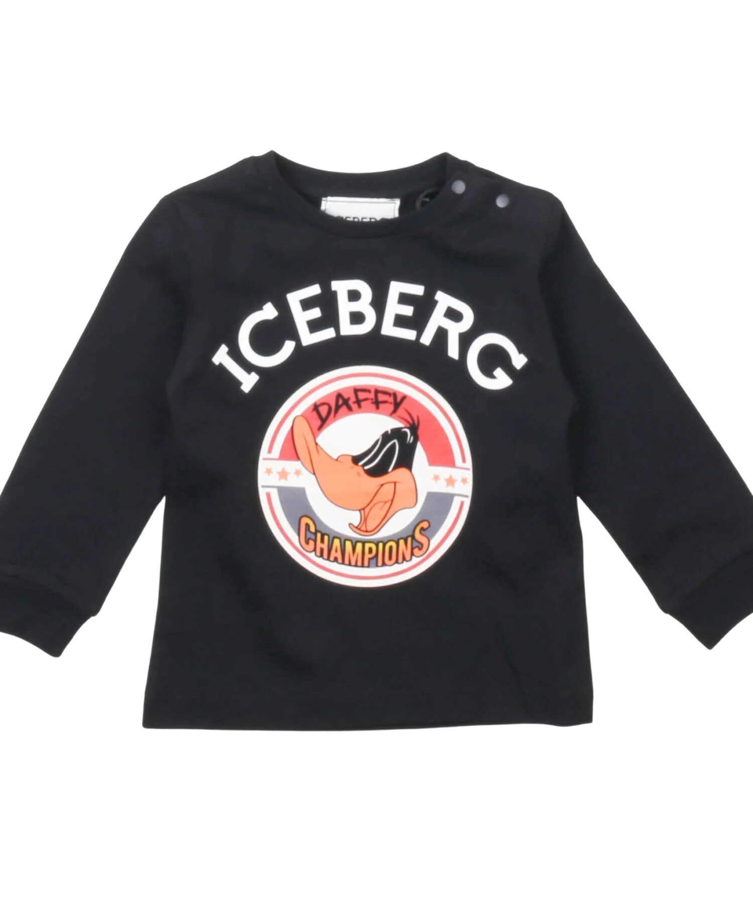 T-Shirt Bambino Iceberg nero