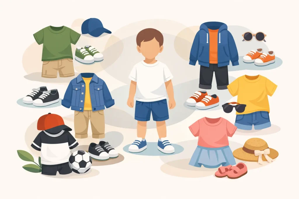 Come abbinare t-shirt bambino: 7 idee pratiche