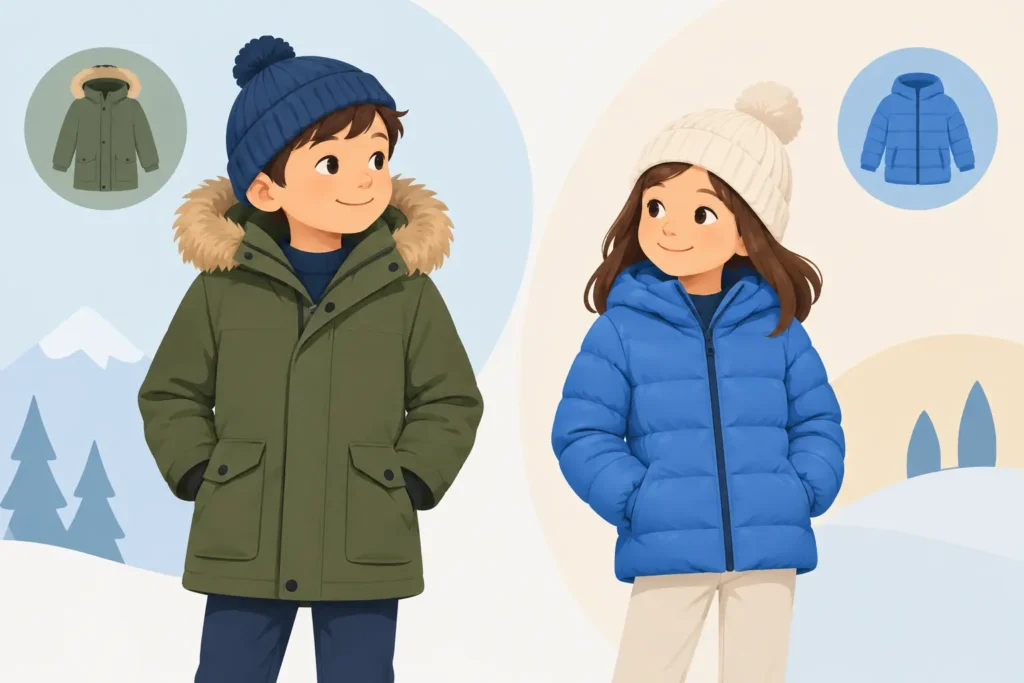 Parka o piumino per bambini: quale scegliere?