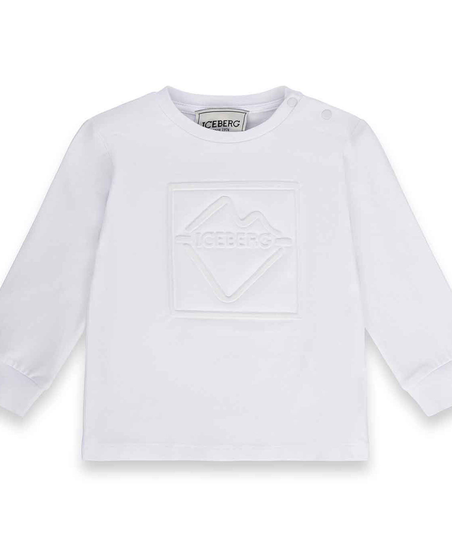 T-Shirt Bambino Iceberg bianco